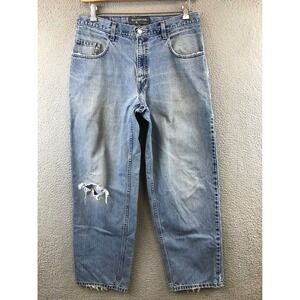 Vintage SILVERTAB Levi's Mens  Baggy Fit Denim Jeans Size 34x32